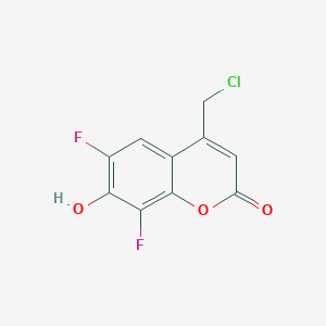 Chemical structure of CellTracker Blue CMF2HC Dye