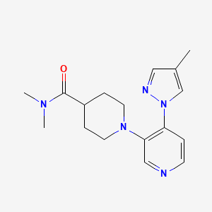 Chemical structure of Cholesterol 24-hydroxylase-IN-1