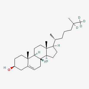 Chemical structure of Cholesterol-d4