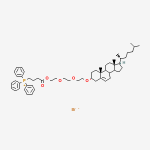 Chemical structure of Chol-TPP