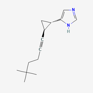 Chemical structure of Cipralisant (enantiomer)
