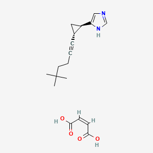 Chemical structure of Cipralisant maleate