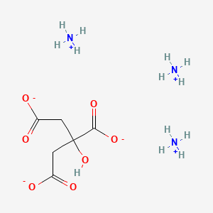 Chemical structure of Triammonium citrate