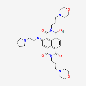 Chemical structure of CM03