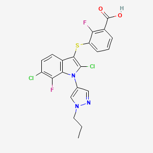 Chemical structure of Cudetaxestat