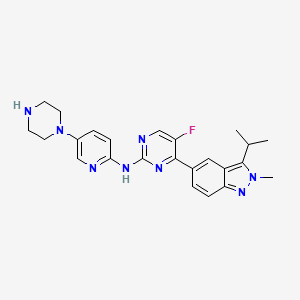 Chemical structure of Culmerciclib