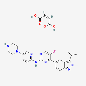 Chemical structure of Culmerciclib maleate