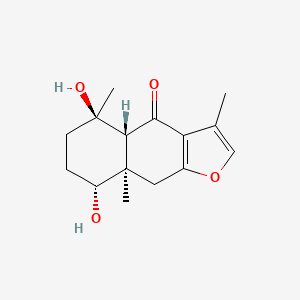 Chemical structure of Curcolonol