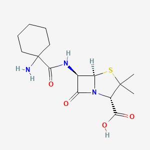 Chemical structure of Cyclacillin