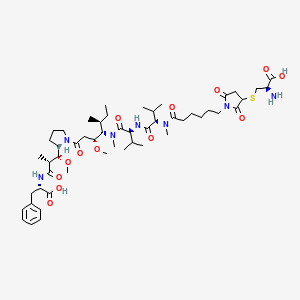 Chemical structure of Cys-McMMAF