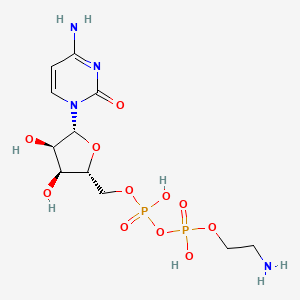 Chemical structure of CDP-Ethanolamine