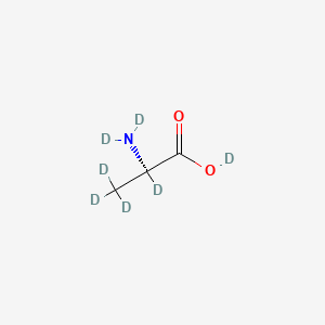 Chemical structure of D-Alanine-d7