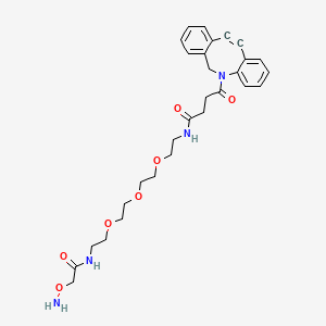 Chemical structure of DBCO-PEG3-oxyamine