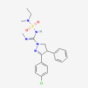 Chemical structure of DC-BPi-11 hydrochloride