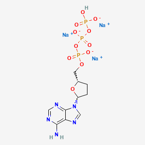 Chemical structure of ddATP trisodium