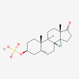 Chemical structure of Dehydroepiandrosterone sulfate
