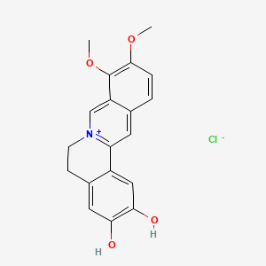 Chemical structure of Demethyleneberberine chloride
