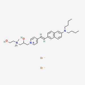 Chemical structure of Di-4-ANEPPDHQ