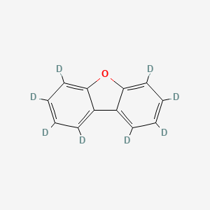 Chemical structure of Dibenzofuran-D8