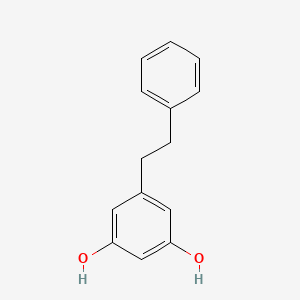 Chemical structure of Dihydropinosylvin