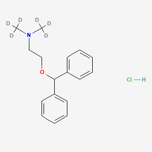 Chemical structure of Diphenhydramine-d6 hydrochloride