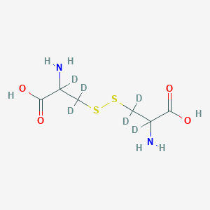 Chemical structure of DL-Cystine-d6