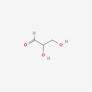 Chemical structure of Glyceraldehyde