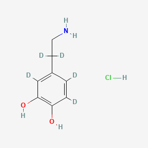 Chemical structure of Dopamine-d5 hydrochloride