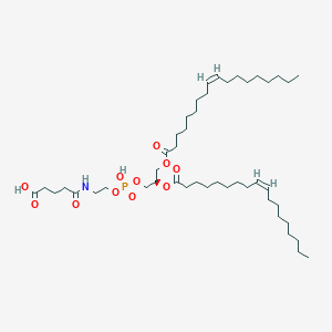 Chemical structure of DOPE-GA