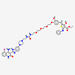 Chemical structure of Dovitinib-RIBOTAC