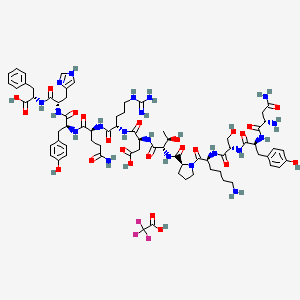 Chemical structure of (D)-PPA 1 TFA