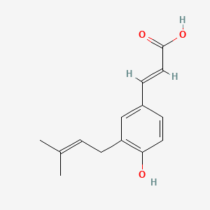 Chemical structure of Drupanin