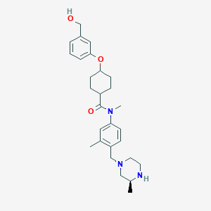 Chemical structure of DS-3801b