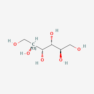 Chemical structure of D-Sorbitol-13C