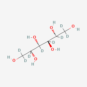 Chemical structure of D-Sorbitol-d8