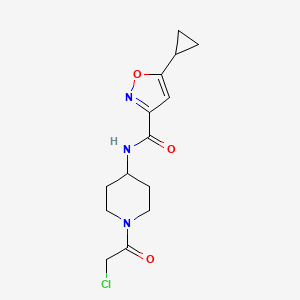 Chemical structure of EM127