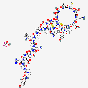 Chemical structure of Endothelin-1 (1-31) (Human) TFA