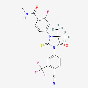 Chemical structure of Enzalutamide-d6