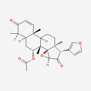Chemical structure of Epoxyazadiradione