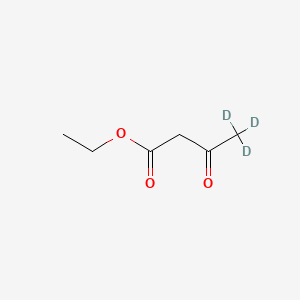 Chemical structure of Ethyl acetoacetate-d3