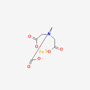 Chemical structure of Ferric nitrilotriacetate