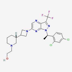 Chemical structure of Tivumecirnon