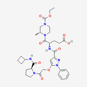 Chemical structure of Fmoc-Ala-Glu-Gln-Lys-NH2