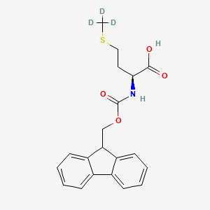 Chemical structure of Fmoc-Met-OH-d3