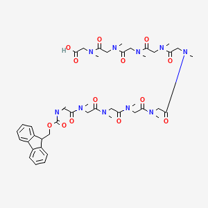 Chemical structure of Fmoc-N(Me)-Sar10