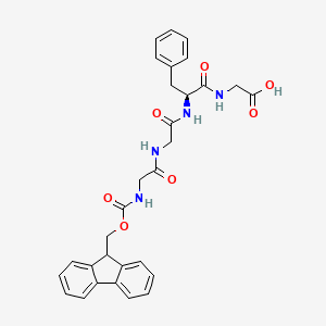 Chemical structure of Fomc-Gly-Gly-Phe-Gly-OH