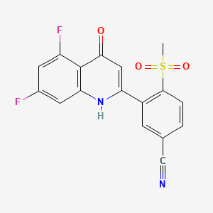 Chemical structure of FX-909