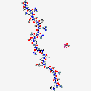 Chemical structure of Galanin (1-29)(rat, mouse) TFA