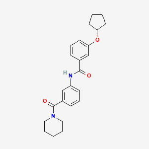 Chemical structure of GLP-1R modulator L7-028