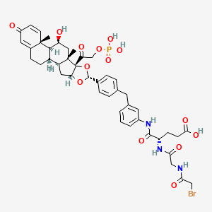 Chemical structure of Glucocorticoid receptor agonist-1 phosphate Gly-Glu-Br